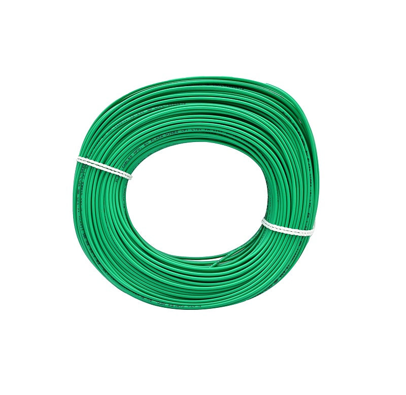 Green Multi Strand Wire 1meter 14/36