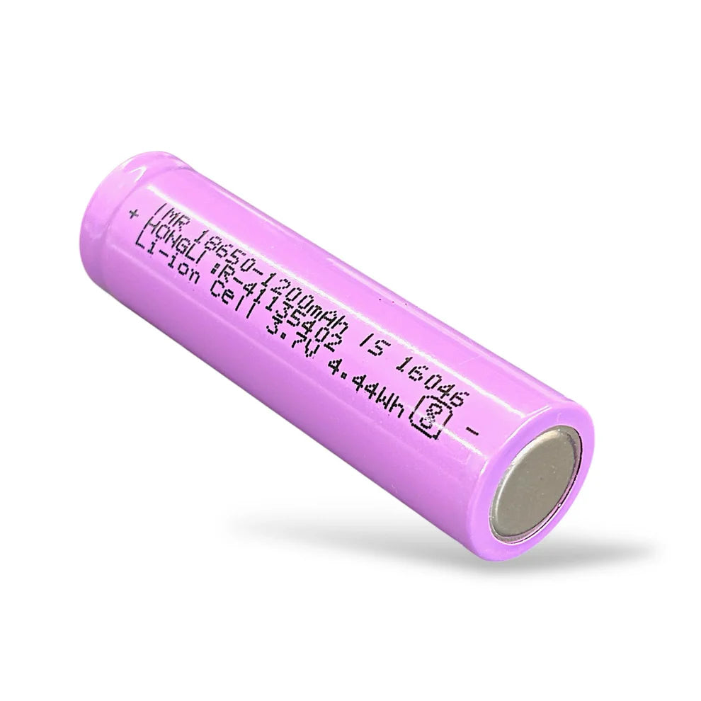 3.7V 18650 Li-ion Battery 1200mAh