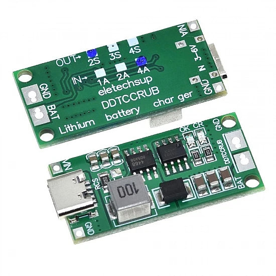 2S 18650 Polymer Lithium Ion Charger Type C