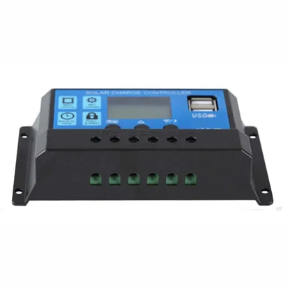 20A Digital Solar Controller with LCD and USB Output Port