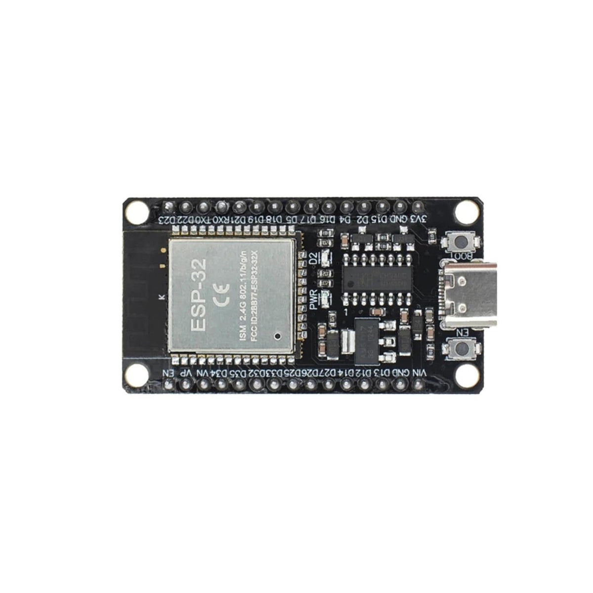 ESP32 NodeMCU Development Board  (CP2102, 30-Pin) Type C
