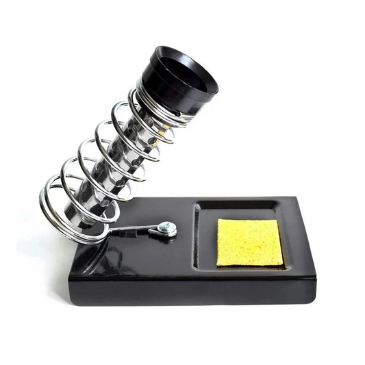 Soldering Iron Support Stand with Cleaning Sponge