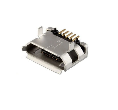 Micro USB Connector, B Female, 5 Pin SMD