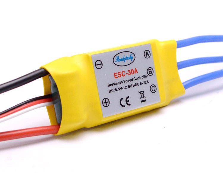 30A BLDC ESC Electronic Speed Controller with Connectors