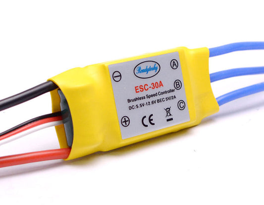 30A BLDC ESC Electronic Speed Controller with Connectors