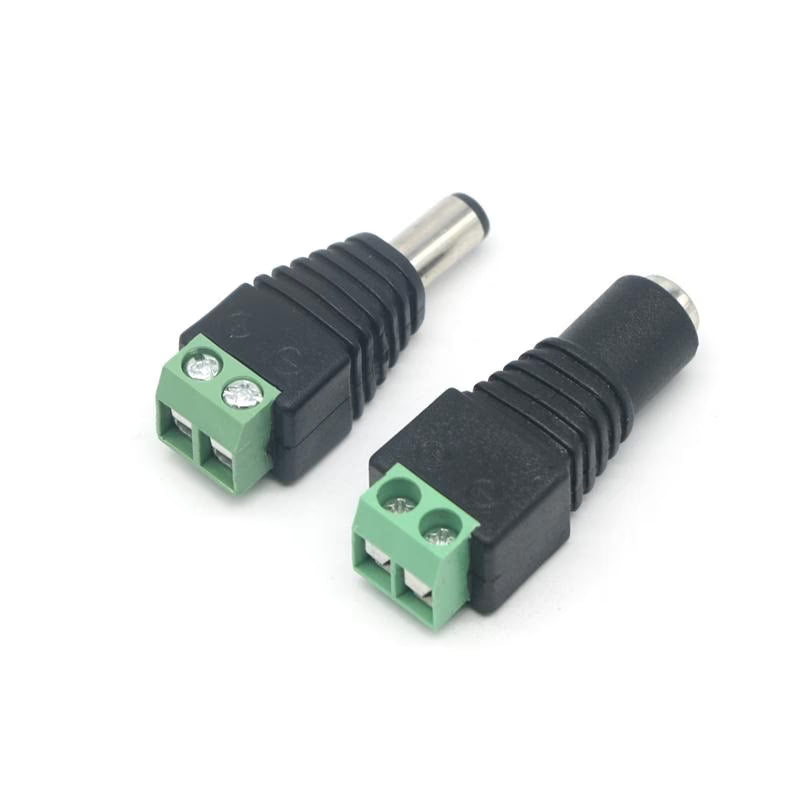 DC Male Female Plug Power Jack Adapter Combo