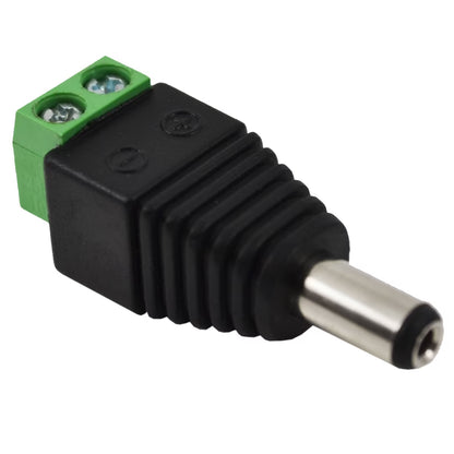 DC Male Female Plug Power Jack Adapter Combo
