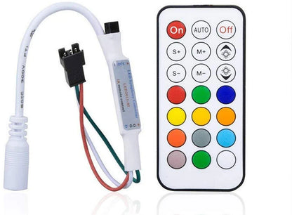 Pixel LED Mini Controller with 21-Key RF Remote